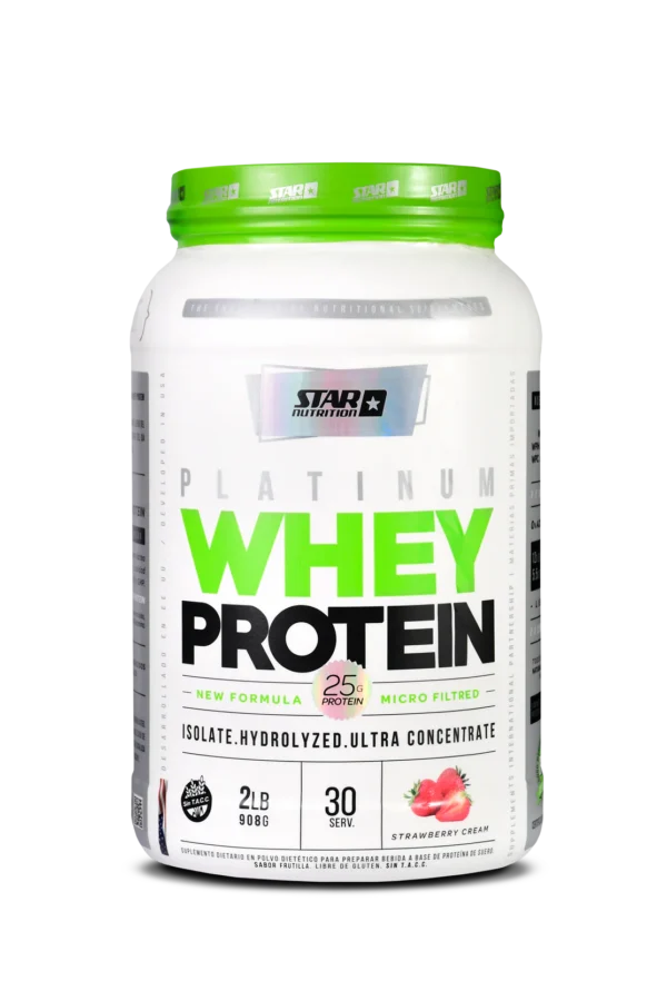 Star Proteina platinum whey protein 1kg tarro - Image 2