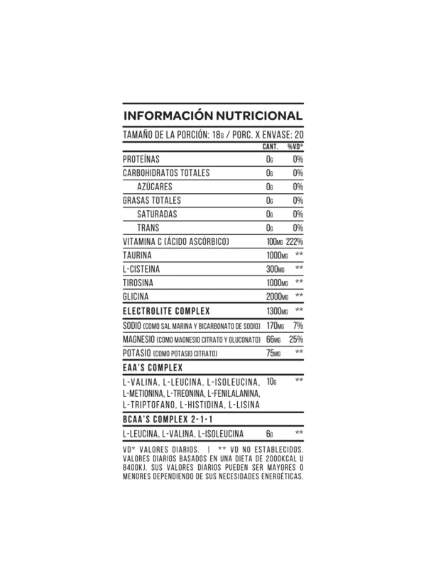 EAA´s Essential Aminos - 360 Gr - Image 3