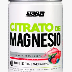 Citrato de Magnesio Sabor Frutos Rojos - Polvo 500 Gr