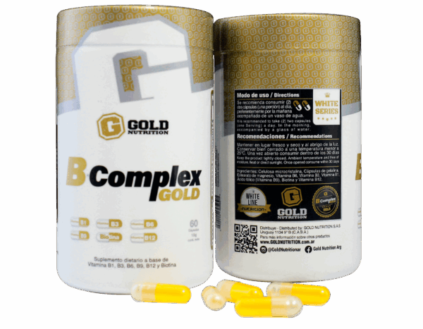 B-Complex Gold 60 capsulas (30 servicios) - Image 3
