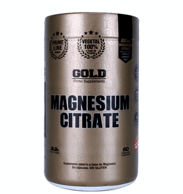 Citrato de Magnesio  60 capsulas (30 servicios)