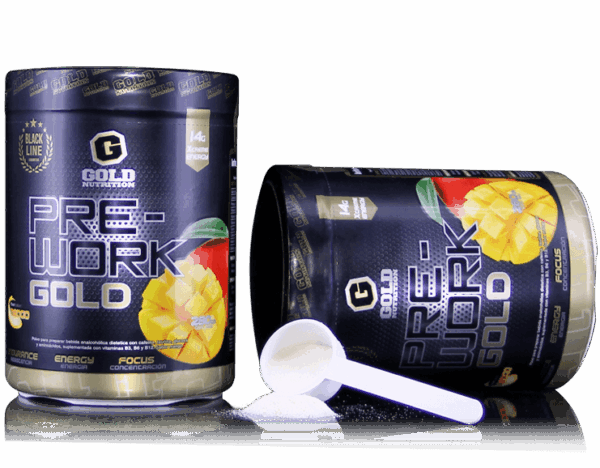 PRE-WORK GOLD 280gr pre-entreno (20 servicios) - Image 2